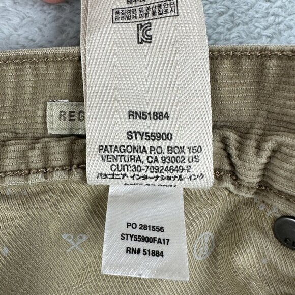 Patagonia Tan Corduroy Flare Pants Men’s Size 28 x 32 US - Picture 4 of 16